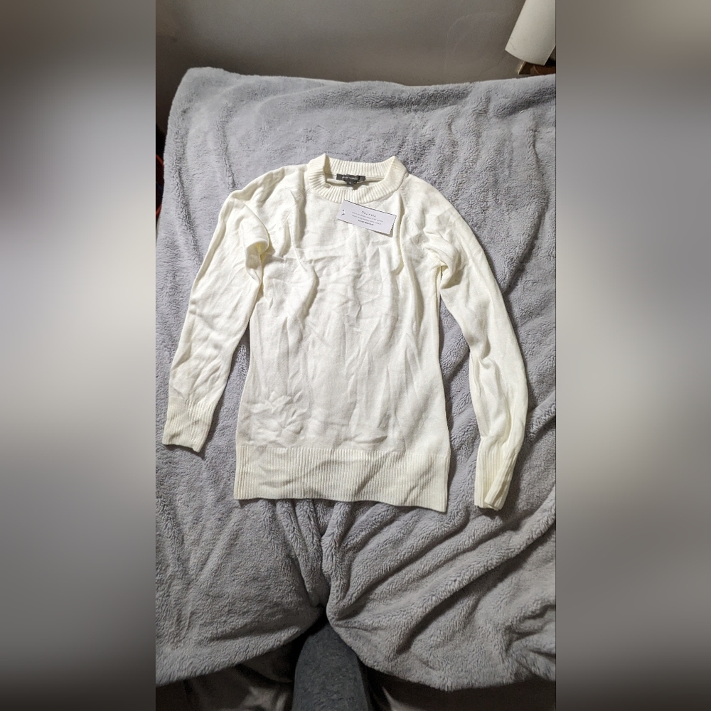 NWT French Connection Sweater White Small